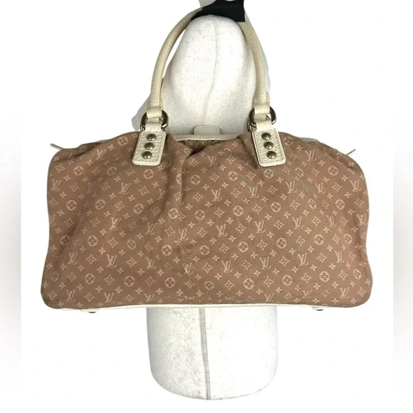LOUIS VUITTON MINI LIN CANVAS BAG - Picture 3 of 11